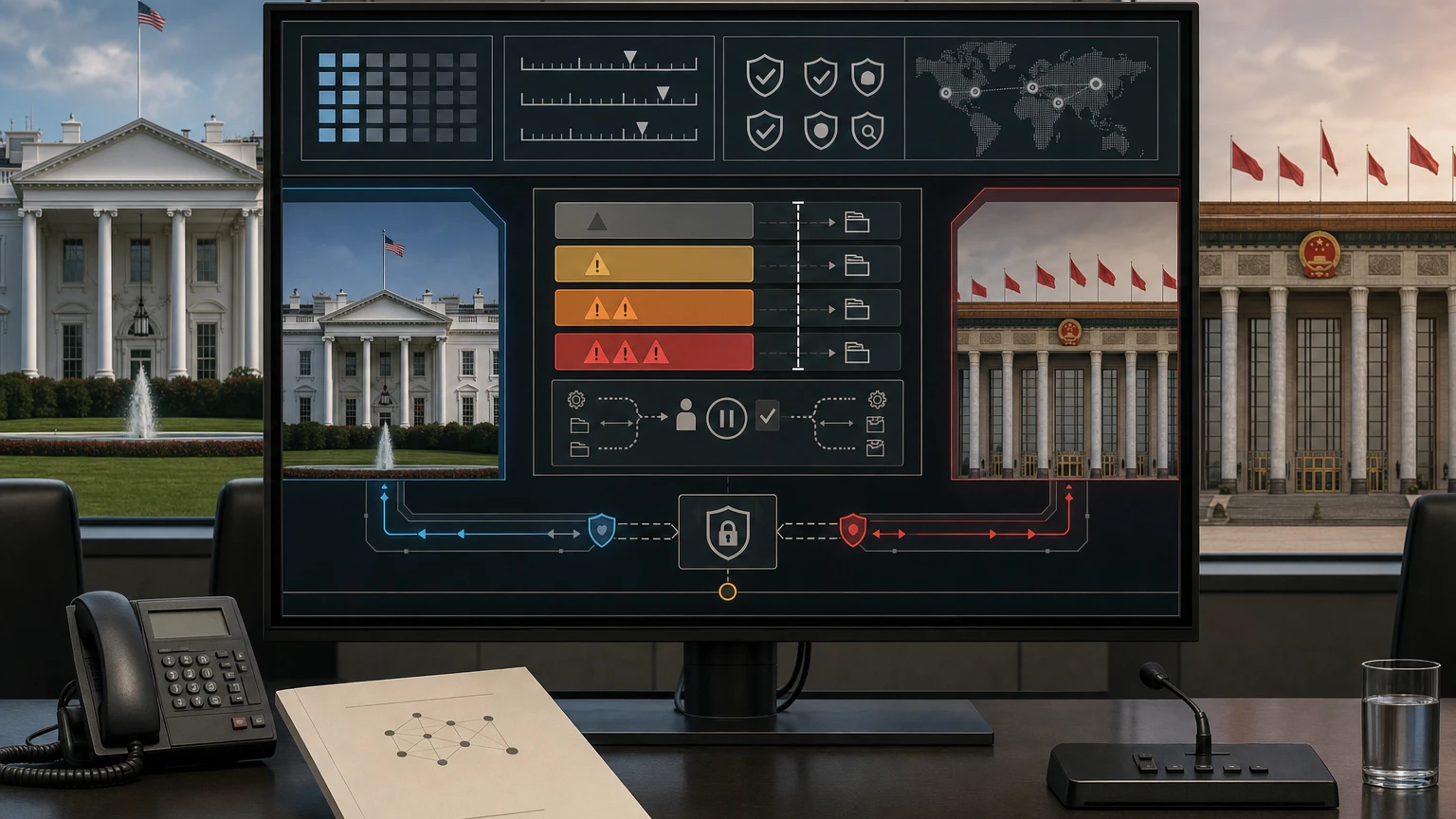 Secure AI incident alert channel linking the United States and China