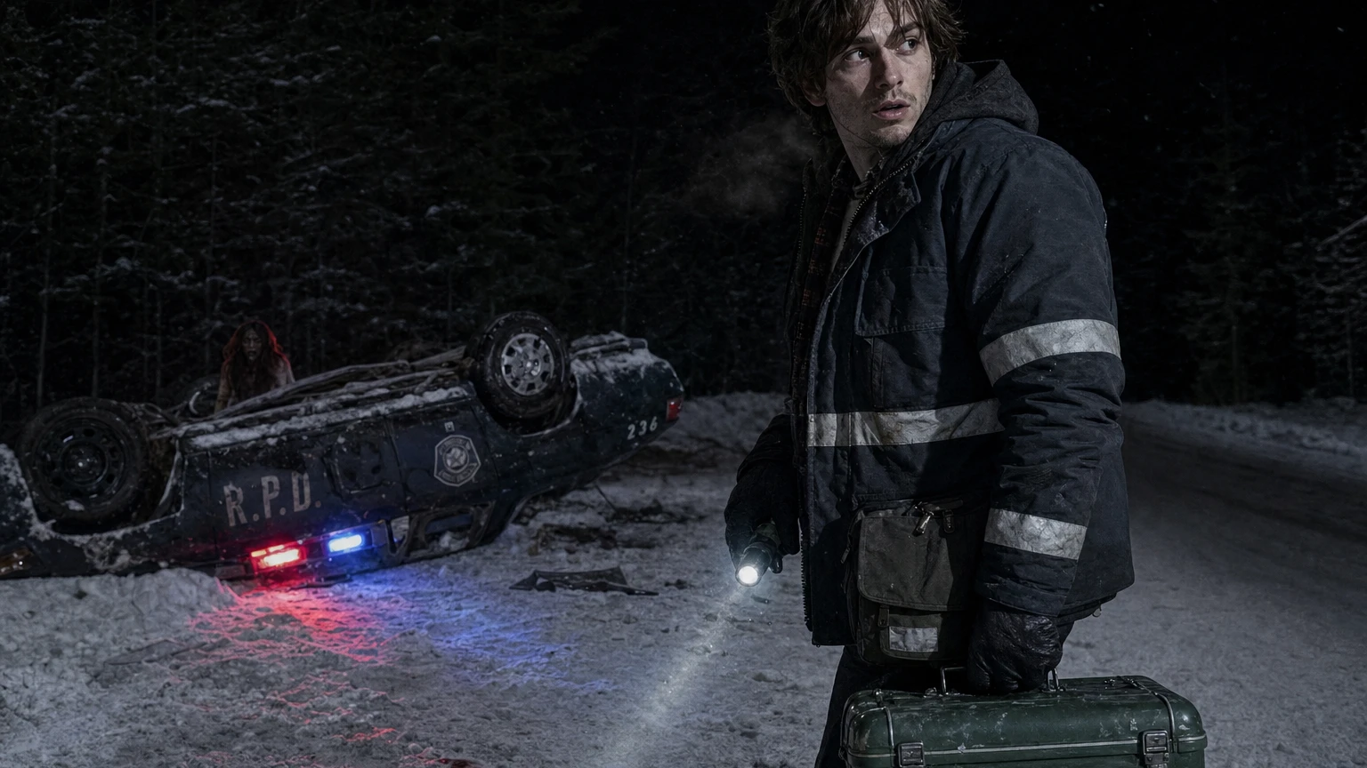 Austin Abrams as Bryan in Zach Cregger’s Resident Evil movie
