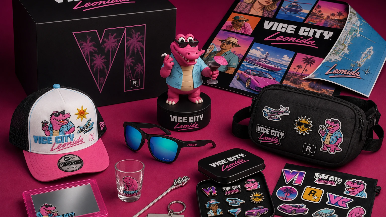 Rockstar’s GTA 6 Goodtime State Vice City Collection and its included merchandise