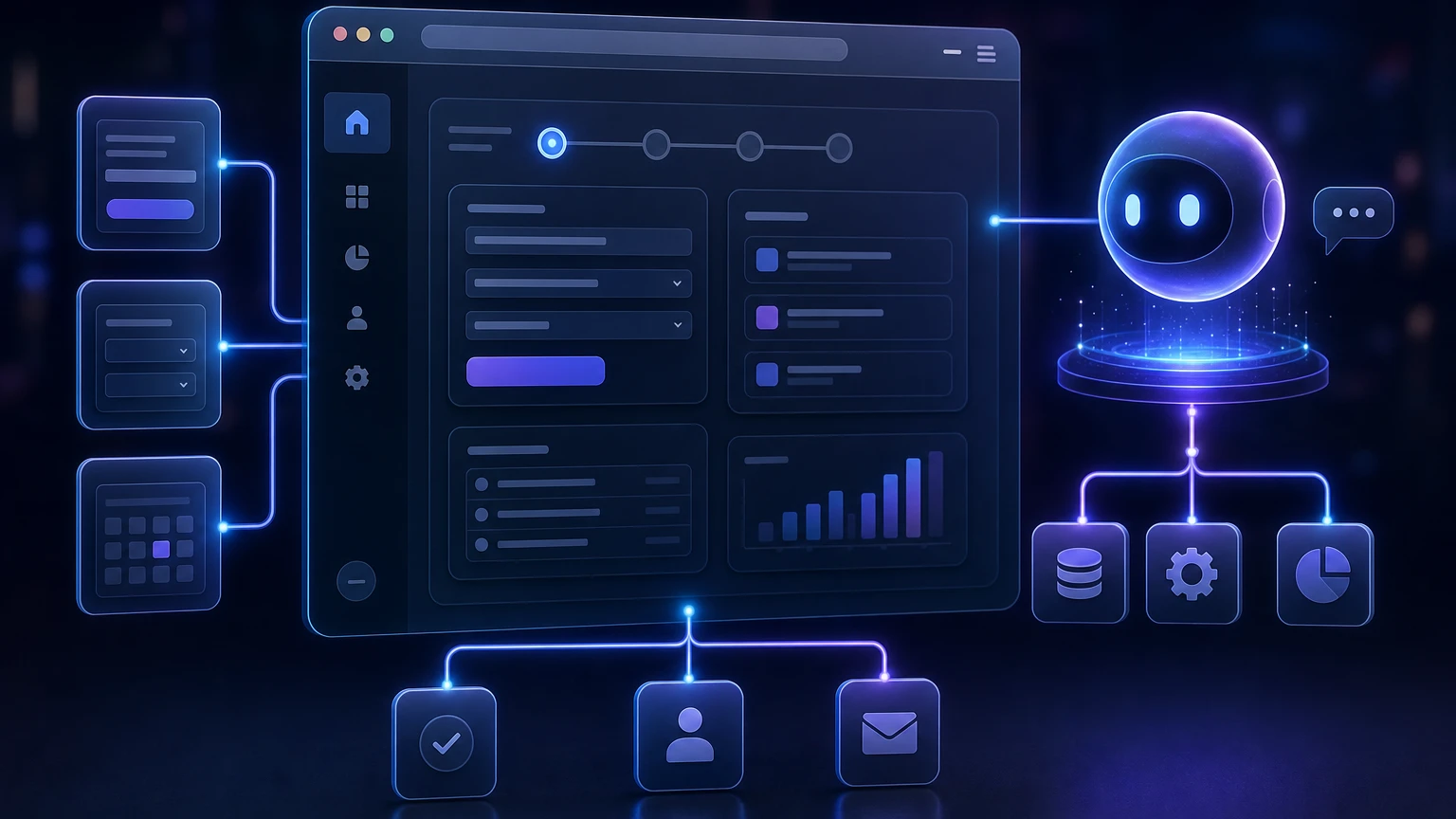 Browser AI agent using structured tools exposed by an agent-ready website