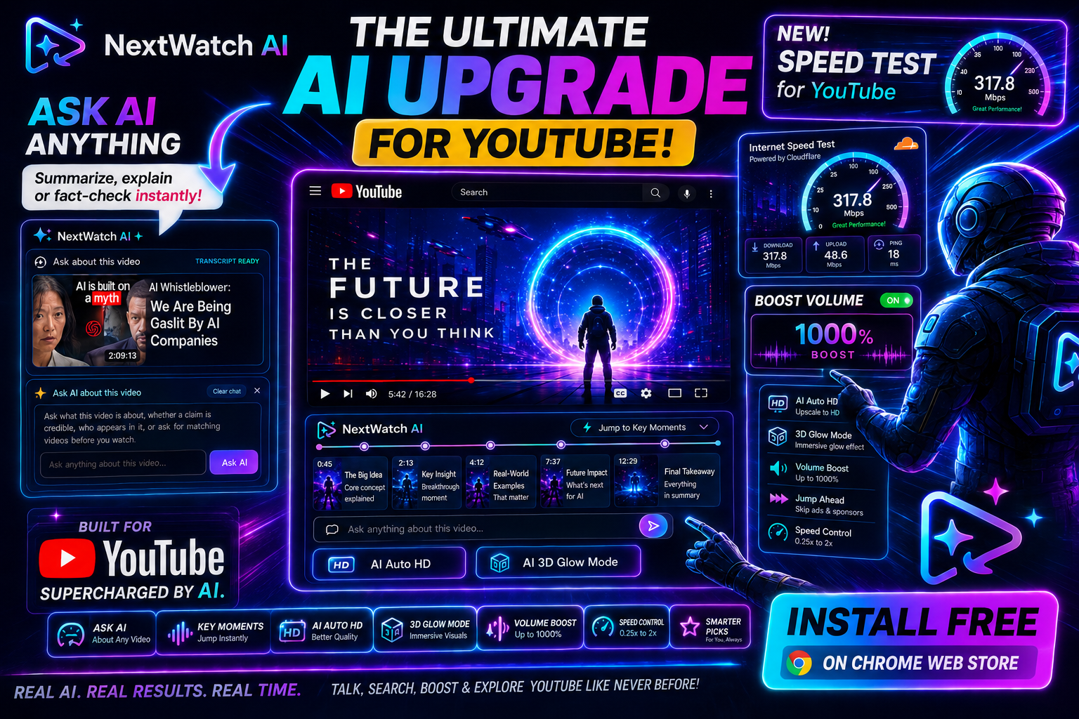 NextWatch AI — the ultimate AI upgrade for YouTube